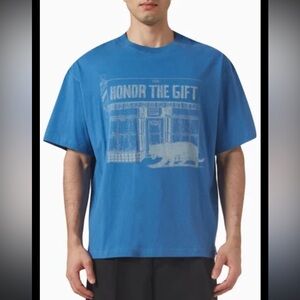 HONOR THE GIFT Panther Barbershop T-shirt in Cotton XXL